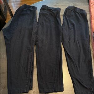 Set of 3 Torrid Black cropped Leggings